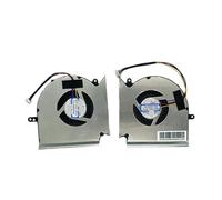 Ventilateur De Refroidissement CPU, Compatible for MSI GE63 GP63 GL63 GE63VR GE73 GE73VR GP73 GL73, Ventilateur D'ordinateur Portable PAAD06015SL-N417 N384 DC 5 V 0,55 A(1 Pair)