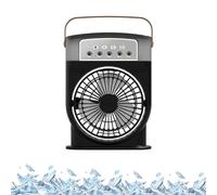 Ventilateur de refroidissement d'air portable, refroidisseur d'air de ventilateur de glace, ventilateur de refroidissement avec système de refroidissement de glace, ventilateur de souffle, mini ventil