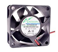 Ventilateur de refroidissement de châssis, chargeur d'alimentation, 6cm, 60mm, 6025, 60x60x25mm, DC12V, 0,23a(2.54 2PIN PLUG_FIXED COLOR)
