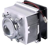 Ventilateur de refroidissement de dissipateur en aluminium + lentille de 44mm 120 degrés pour 50W 100W LED Chip