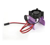 Ventilateur de refroidissement de dissipateur thermique de moteur RC, accessoire Traxxas -4 à haute efficacité (Violette)