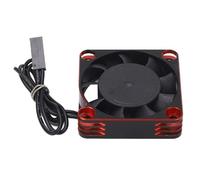 Ventilateur de refroidissement de moteur de voiture RC universel 40x40mm 15000 tr/min ventilateur de dissipateur thermique RC ESC pour pour pour HSP pour pour HPI DC 5-9V (Rouge)