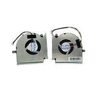 Ventilateur De Refroidissement De Processeur D'ordinateur, Compatible for MSI GE63 GP63 GL63 GE63VR GE73 GE73VR GP73 GL73, Ventilateur PAAD06015SL-N417 N384 DC 5 V 0,55 A(1 Pair)