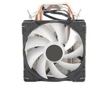 Ventilateur De Refroidissement De Processeur, Refroidisseur De Processeur De Bureau, Tour Muette, Radiateurs De Processeur, Quatre Tubes En Cuivre, Ventilateur De Refroidissement De Châssis RVB En Cui