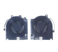 Ventilateur de refroidissement de rechange pour ordinateur portable Dell G15 5510 5511 5515 RTX3050 RTX3060 série FN9R DFSCK22105182Q FN9S DFSCK22115181T DC 12 V 1 A (ne convient pas pour RTX1650 RTX30707070 DC 5 V 0. Série .5A)