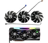 Ventilateur de refroidissement de remplacement pour carte graphique EVGA GeForce RTX 3070 3080 TI 3090 FTW3 87 mm PLD09220S12H