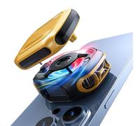 Ventilateur de refroidissement de téléphone : dispositif de dissipation de chaleur magnétique intelligent | Radiateur numérique rapide avec écran LED pour jeux de smartphones mobiles et tablettes de