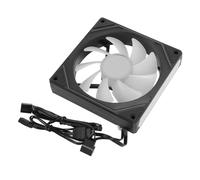 Ventilateur de Refroidissement d'ordinateur, CPU ARGB PWM 650-1600RPM à Installation Facile (Pale de Ventilateur Positive, Noire)