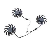 Ventilateur de refroidissement efficace à 4 broches, 3 pièces, pour GTX1060 1070 1080, assure la Stabilité, prolonge la durée de de la carte graphique, 95CM T128010SU, refroidissement du GPU