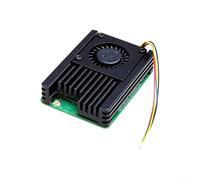 Ventilateur de refroidissement en aluminium pour Raspberry Pi CM5/CM4, refroidisseur de contrôle de vitesse avec design à faible bruit pour cartes IO