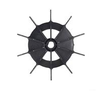Ventilateur de refroidissement en plastique pour compresseur d'air - Moteur direct - Blanc et noir - Type de régiment 1P 3P - Faible bruit pour une installation ultra silencieuse et facile - Léger