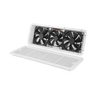 Ventilateur de refroidissement for caravane 12 V, ventilateur d'extraction d'air blanc for entrée et sortie Longue durée