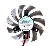 Ventilateur de refroidissement for carte graphique XK-8010H12S, diamètre 75 mm, entraxe 40, 12 V CC, 0,25 A, for routeur, micro-ordinateur hôte ou processeur. Compatible avec, et