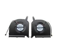Ventilateur de refroidissement for ordinateur portable, compatible avec Gigabyte RP75XC, RP75XD, RP77XD, RP77XC(CPU GPU FAN)