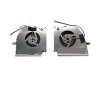 Ventilateur de Refroidissement for processeur d'ordinateur Portable, Compatible avec MSI, GE75 GP75 GL75 WE75 VR MS-17E2 MS-17E4 MS-17E5 MS-17E7 N417 N414(1set)