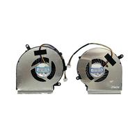 Ventilateur De Refroidissement for Processeur D'ordinateur Portable, Compatible for MSI GE62 GE72 PE60 PE70 GL62 GE62VR GP62MVR GL62M, Refroidisseur De Ventilateur 4 Broches PAAD06015SL(1PAIR)