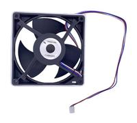 Ventilateur de refroidissement for réfrigérateur HH0004140A 12,5 x 12,5 cm, refroidisseur à 3 broches for réfrigérateur, congélateur, ventilateur silencieux
