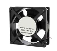 Ventilateur de Refroidissement FP-108/DC FP-108/DC-S1B 0,36 A DC24V 24 V 120 x 120 x 38 mm Ventilateur carré Neuf