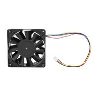 Ventilateur de refroidissement haute pression statique, refroidisseur de boîtier d'ordinateur 12 V avec roulements à billes de précision,