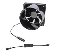 Ventilateur de refroidissement haute vitesse 12 V 0,3 A 81 CFM Flux d'air Ventilateur d'extraction pour une ventilation efficace dans les cabines de peinture, chambre de cuisson, aspiration