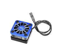 Ventilateur de refroidissement haute vitesse en aluminium 6061-T6 20 000 tr/min (BL-2S : 3383 et Velineon VXL-3S: 3355R) pour Traxxas 1:16 Mini XRT/Mini Maxx/1:8 Jato 4X4/1:10 Slash Mudboss/Ford