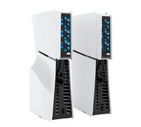 Ventilateur de Refroidissement ipega Compatible avec PS5 Slim - Temp?rature Automatique, USB 3.0, Silencieux - Blanc