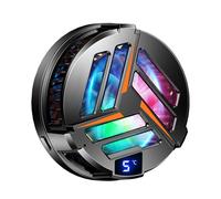 Ventilateur de refroidissement magnétique pour téléphone portable, idéal pour le gaming, double cœur semi-conducteur, radiateur ultra silencieux