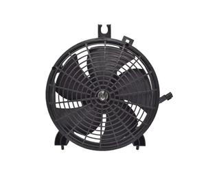 Ventilateur De Refroidissement Moteur De Ventilateur À Condensateur A/C Et Carénage Pour MN123607 7812A280 Compatible Avec Mitsubishi Pour Montero Sport 3.5 Pour Pajero Sport L200