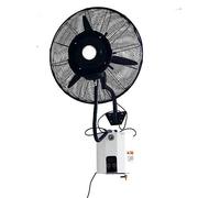Ventilateur De Refroidissement Mural Avec Brumisateur, Oscillant À 90°, 3 Vitesses, Brumisateur D'Extérieur Avec Arrosage Automatique Pour Applications Industrielles, Commerciales, Résidentielles Et