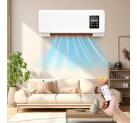 Ventilateur de Refroidissement Mural,Ventilateur Climatiseur Portable Climafy avec Télécommande,Réversible Split,Sans Unité Extérieure,Refroidissement pour Cuisine,Chambre à Coucher