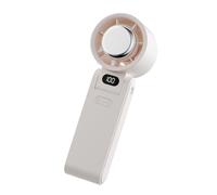 Ventilateur de refroidissement portable, appareil de voyage compact, circulateur d'air à affichage LED, unité pliable alimentée par batterie de 3600 mAh, machine à brise silencieuse réglable à 100 vit