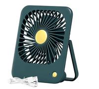 Ventilateur de refroidissement portable, mini kit de circulation d'air de bureau, ventilateur alimenté par USB avec forte fonction de flux d'air, dispositif de brise personnelle économe en énergie