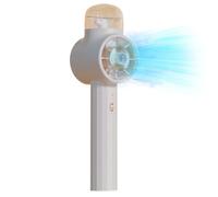 Ventilateur de refroidissement portable - Mini ventilateur, 3 vitesses, design classique rechargeable, longue durée | Gadget pratique pour temps chaud pour l'extérieur, les voyages, la