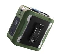 Ventilateur de refroidissement portable monté à la taille avec lumière LED intégrée en acier au carbone avec alimentation de 10 000 mAh pour coursiers de sport, ventilateur portable rechargeable pour