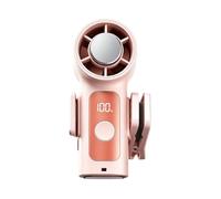 Ventilateur de refroidissement portable - Rechargeable par USB - Avec écran LED et clip amovible - Rotation à 360 degrés - Pour poussette, voyage, été, plage, voyage, sport, concert, randonnée