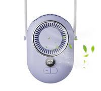 Ventilateur de refroidissement portable - Ventilateur de nuque - Appareil personnel silencieux - Mini refroidisseur USB pour les voyages - Unité de bureau - Accessoire de sport sans lame