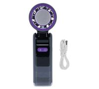 Ventilateur de Refroidissement portatif avec Affichage LED, Petit Ventilateur Rechargeable par USB sans balais à Grande Vitesse pour la Maison, Les Voyages et Le Bureau