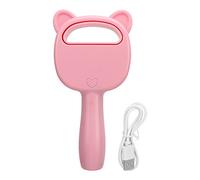 Ventilateur de refroidissement portatif sans lame, 2000mAh, Rechargeable par USB, sèche-cils à 3 vitesses pour Extension de cils (Rose)