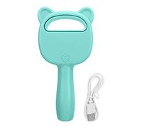 Ventilateur de refroidissement portatif sans lame, 2000mAh, Rechargeable par USB, sèche-cils à 3 vitesses pour Extension de cils (Bleue)