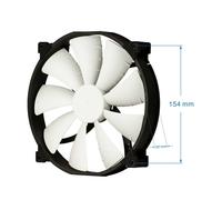 ventilateur de refroidissement pour boîtier d'ordinateur, radiateur silencieux pour châssis, dissipateur de chaleur, PH-F200SP, 3 broches