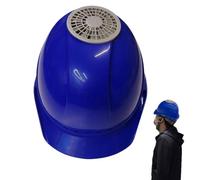 Ventilateur de refroidissement pour casque de sécurité - Casque de chantier avec ventilateur - Casquettes ventilées pour l'extérieur, réglable pour la construction en extérieur et l'amélioration de la