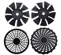 Ventilateur de Refroidissement pour Compresseur d'Air 980W 1100W - Moteur Silencieux Compact avec Portable pour Aérographe et Tatouage(C)
