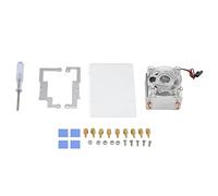 Ventilateur de refroidissement pour ICE Tower Cooler RGB CPU Dissipateur DIY Pièces pour 4B 3B + 3B Ventilateur de refroidissement haute vitesse avec ABS robuste et matériau en