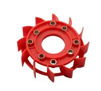 Ventilateur de Refroidissement pour Moteur 50cc 4T Compatible avec des modèles de Cycle de Scooter comme Agility 50 DJ S Super 8 Vitality Performance Turbo Parts(Red)