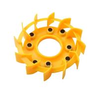 Ventilateur de Refroidissement pour Moteur 50cc 4T Compatible avec des modèles de Cycle de Scooter comme Agility 50 DJ S Super 8 Vitality Performance Turbo Parts(Yellow)