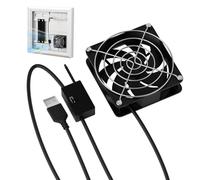 Ventilateur de refroidissement pour PC,Refroidisseurs USB 5V sensibles à la température,Ventilateurs avec USB - Pour routeur récepteur amplificateur modem boîtier TV maison salon atelier garage