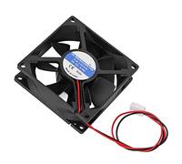 Ventilateur de Refroidissement pour Processeur 80 Mm, Connecteur 3 Broches Silencieux, Ventilateur de Refroidissement pour Ordinateur, pour Boîtiers D'ordinateur, Plate-Forme (2000 TR/Min)