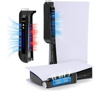 Ventilateur de Refroidissement pour PS5 Digital & Disc Edition, PlayStation 5 Système de Refroidissement Centrifuge Efficace - Noir