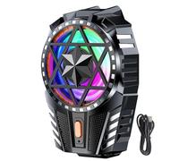 Ventilateur de refroidissement pour téléphone portable - 3 vitesses de vent - Refroidisseur de téléphone portable - Refroidisseur de jeu portable pour jouer à des jeux et regarder des vidéos