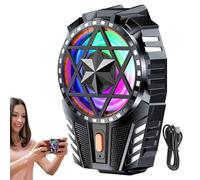Ventilateur de refroidissement pour téléphone portable, rechargeable pour téléphone portable, pour jouer à des jeux, regarder des vidéos [video game] [video game]